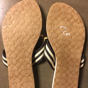 Coach Shoes - Coach Size 6 Flip Flops Coach Shoes - Coach Size 6 Flip Flops